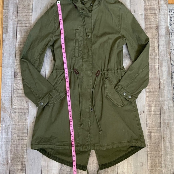 Madewell Tilden Classic Military Anorak Utility Jacket Olive Army Green SZ S - Picture 12 of 14